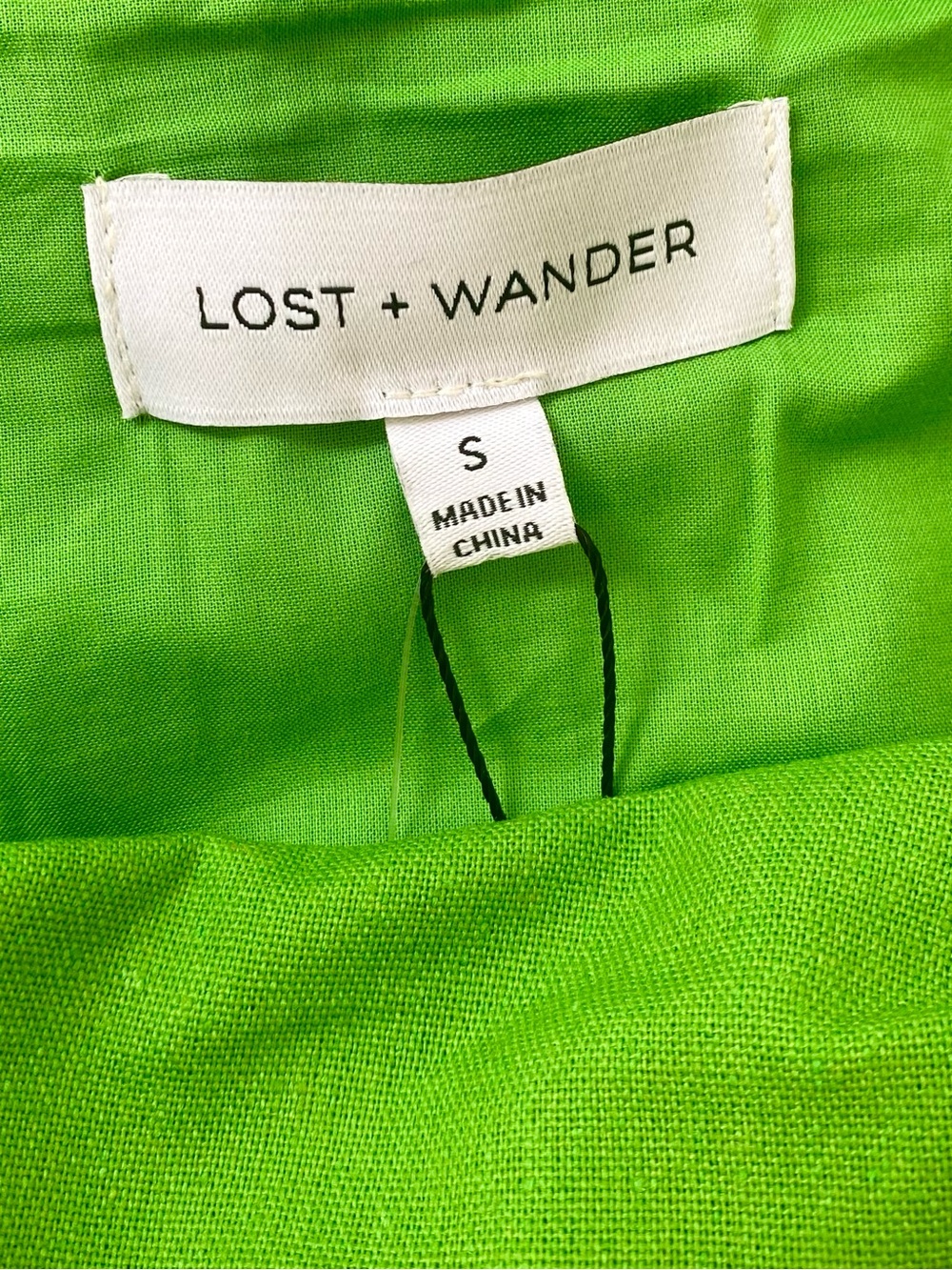 NWT Anthropologie Lost + Wander Ring Buckle Wrap Skirt in Green, Sizes S, M - Picture 7 of 11